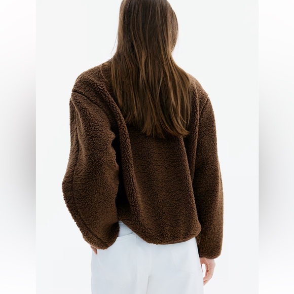 H&M Chocolate Teddy Jacket - Picture 4 of 9
